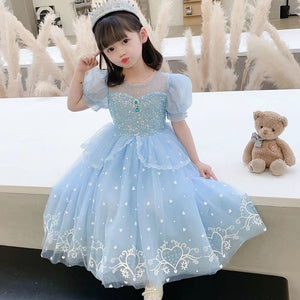 Girl's Frozen Princess Elsa Dress