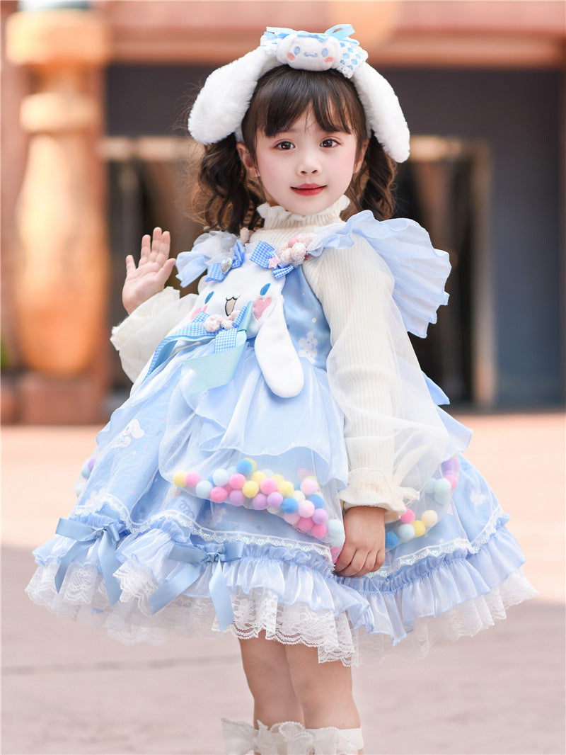 Girls Cinnamoroll Lace Dress