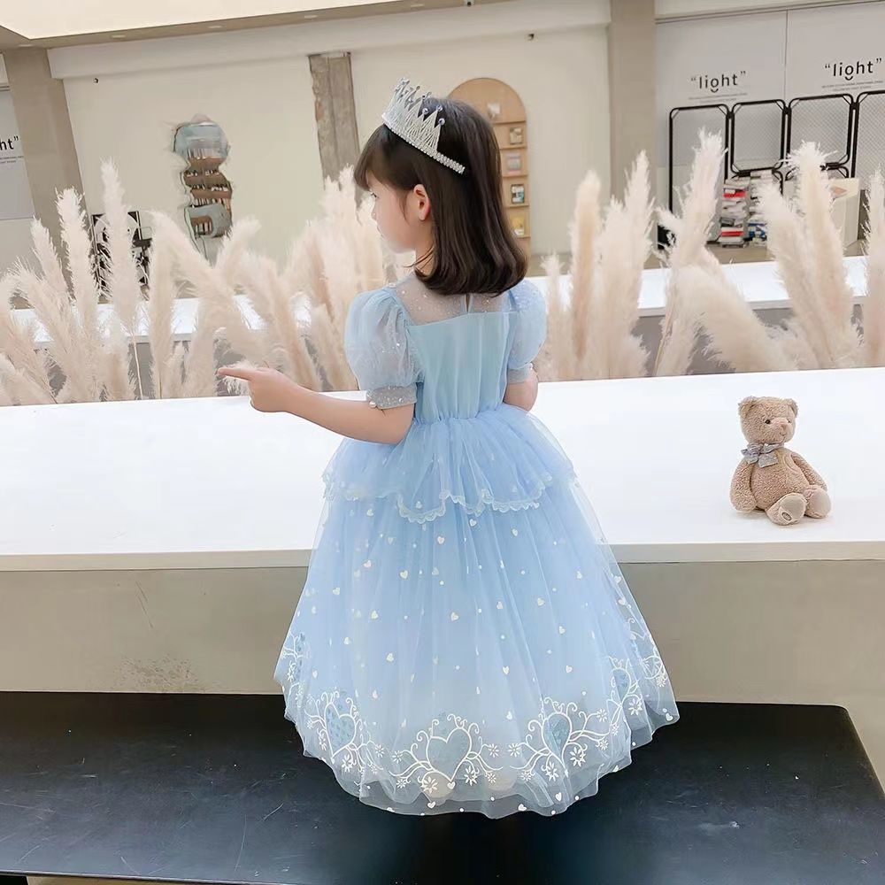 Girl's Frozen Princess Elsa Dress