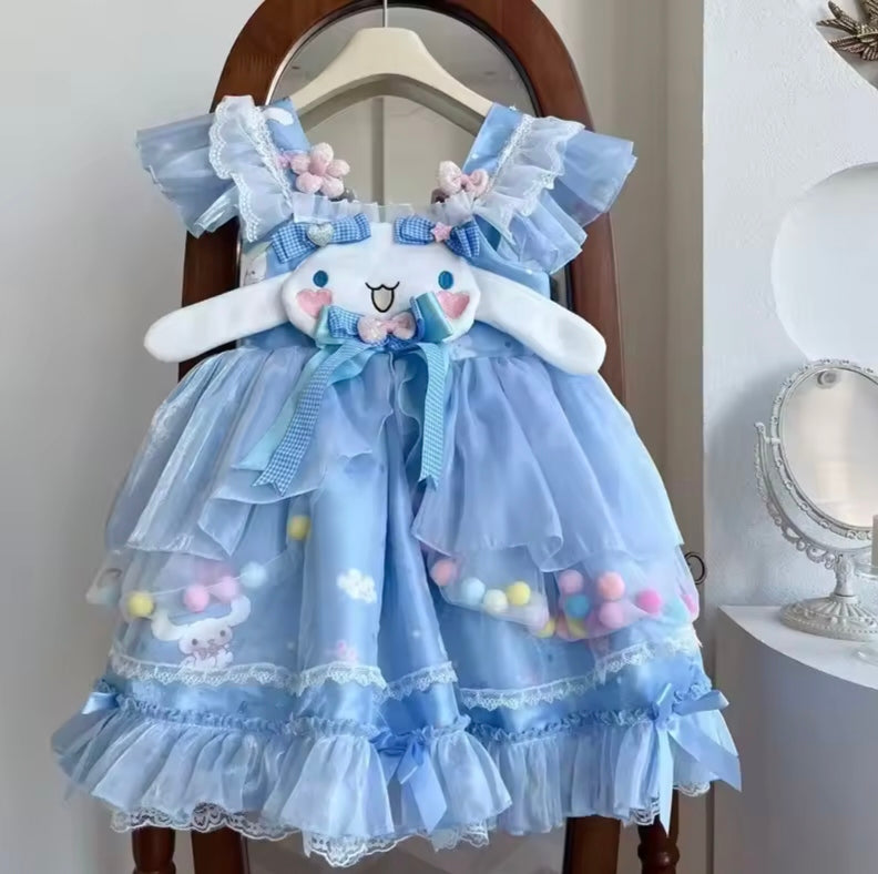 Girls Cinnamoroll Lace Dress