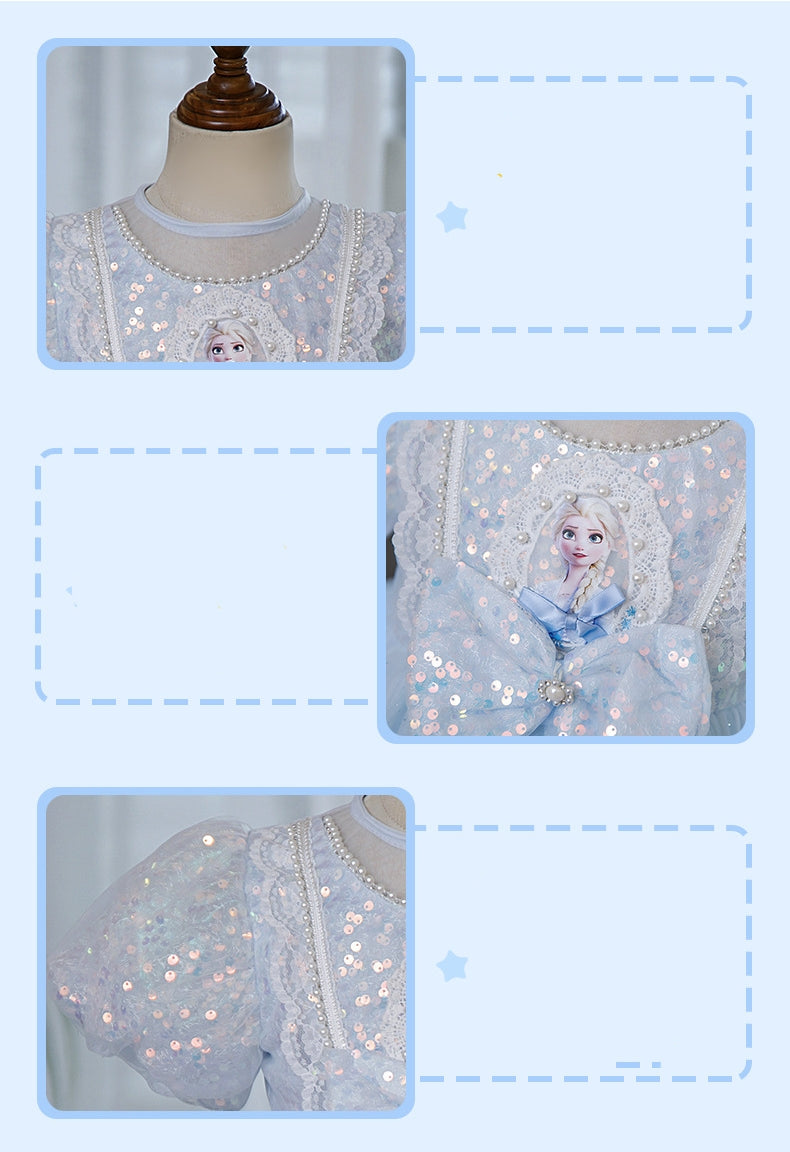 Beautiful Girl's Elsa Dress