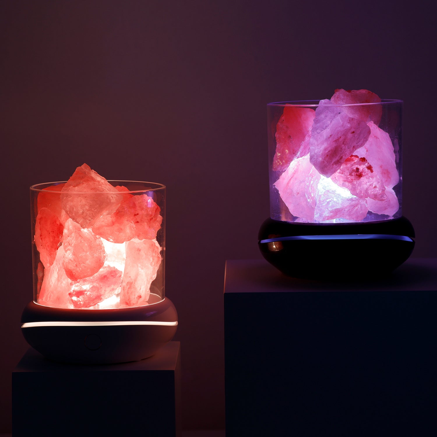 New Natural Himalayan Pink Salt Aromatherapy Lamp-Crystal Salt Lamp